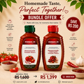 Homemade Offer - Tomato and Chili Garlic Ketchups - 1.6kg