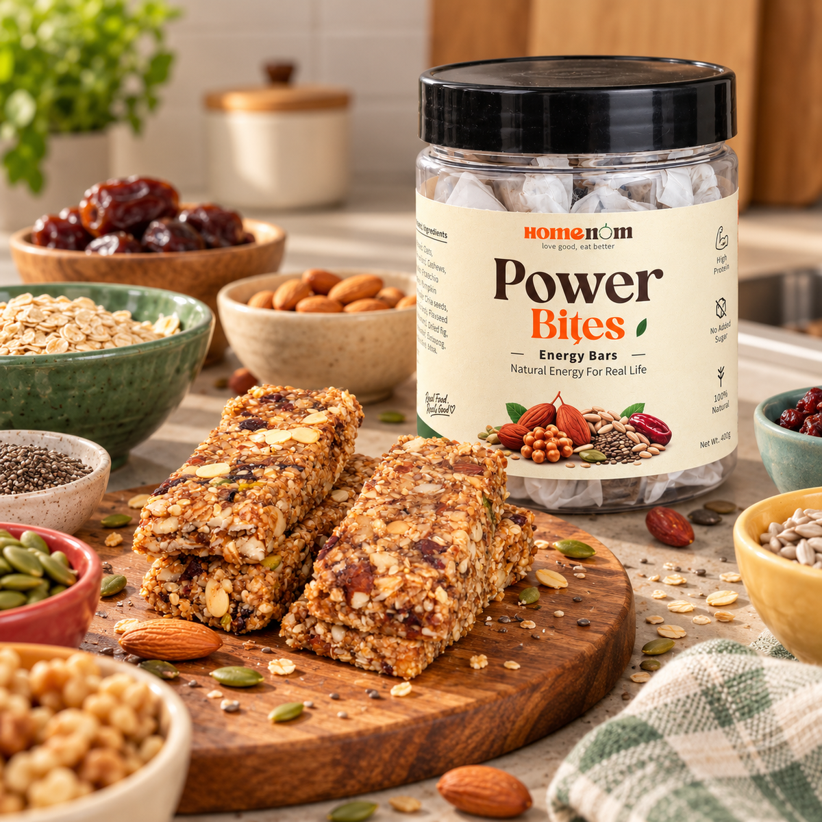 Healthy Snacking. Power Bites & Alsi Ki Pinniyan