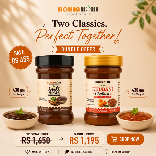 Imli and Khubani Chutneys, Perfect together for Eid al-Adha